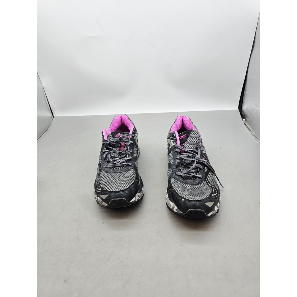 Asics GT-2000 3 Womens Running Shoes Grey Pink Camo T554N Size 11